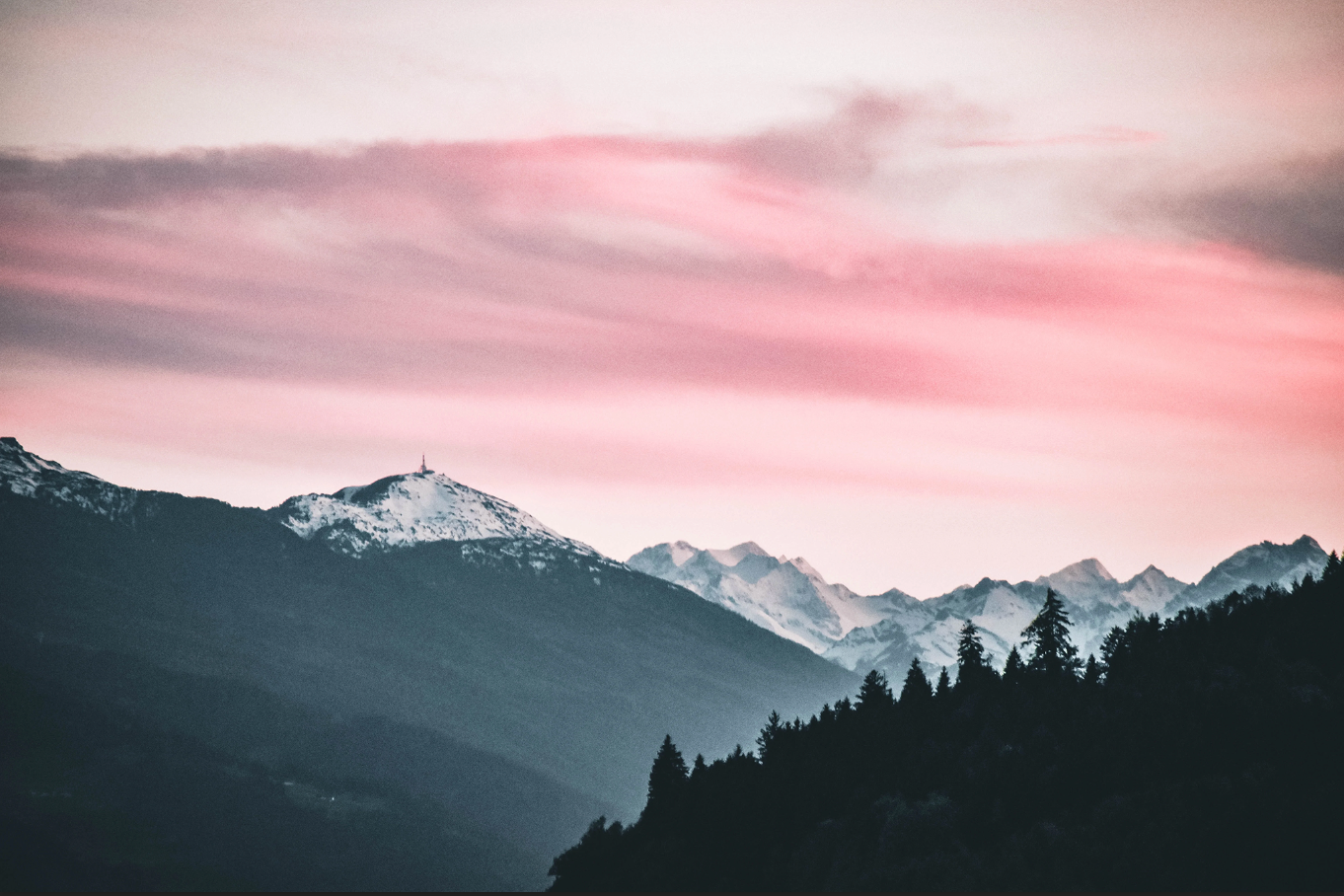 Mountains in winter