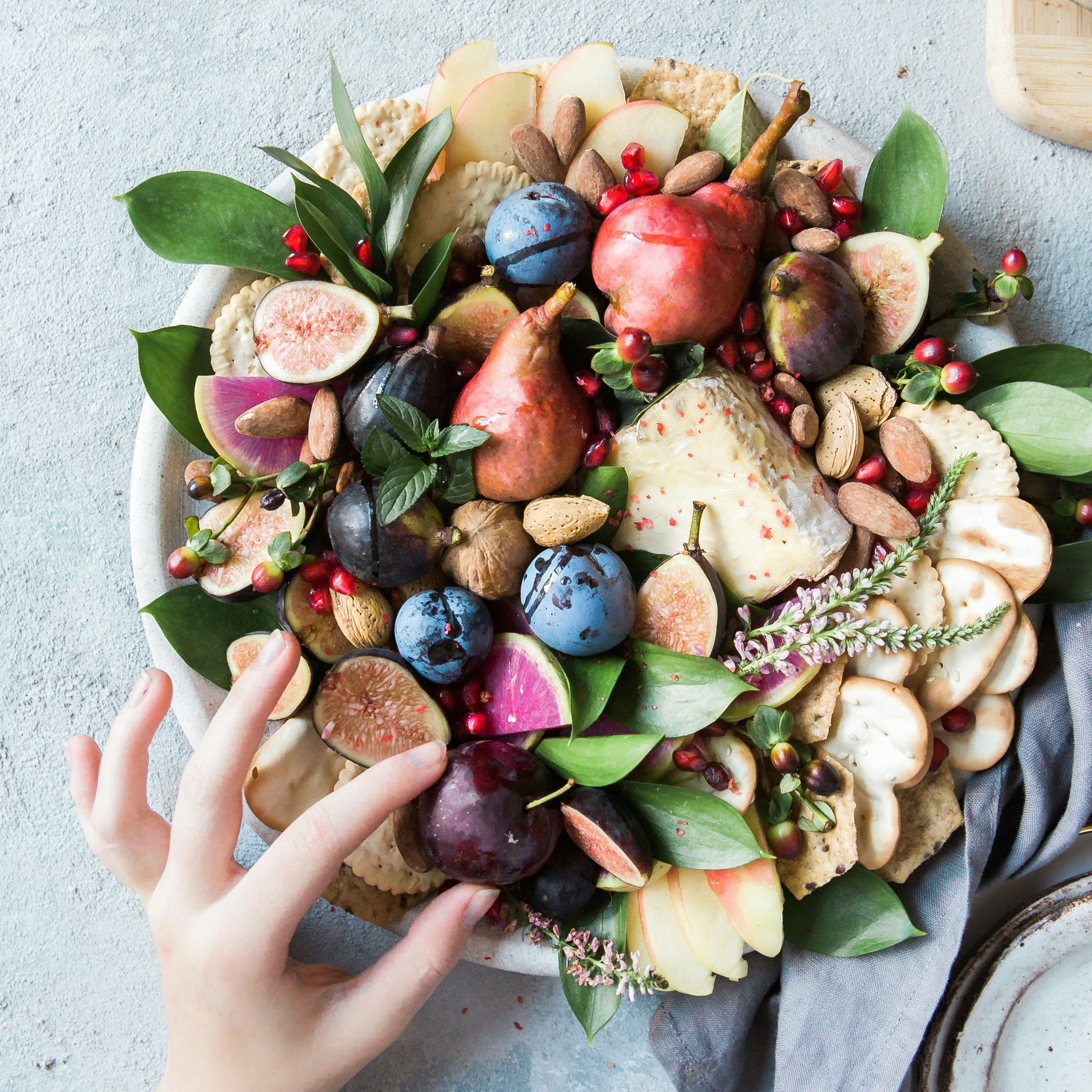 Healthy food platter
