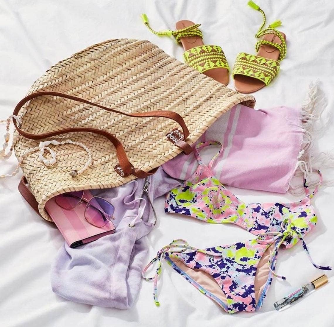 Straw Sun Tote